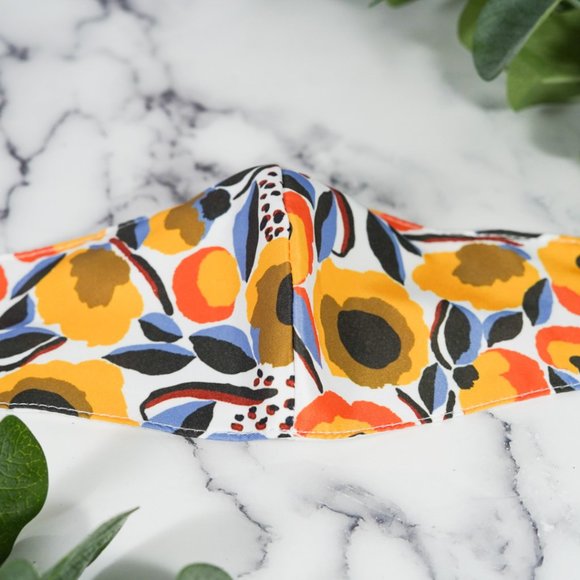 Hand Crafted Accessories - 3 layers with filter pocket face mask